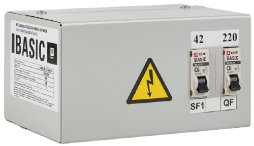 Ящик с понижающим трансформатором ЯТП EKF Basic 220/42В 0,25кВа IP30 картинка