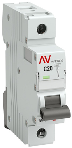 Выключатель автоматический EKF Averes AV-6 1п 20А C 6кА