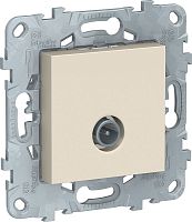 Розетка TV Оконечная без рамки Schneider Electric Unica New 1-м. бежевый Schneider Electric — купить по цене от 824 ₽ | ПрофБезопасность