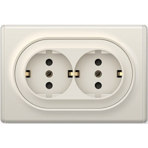 Розетка с заземлением OneKeyElectro Florence 1-м. 2 мод. бежевый OneKey — купить по цене от 245 ₽ | ПрофБезопасность фото 2