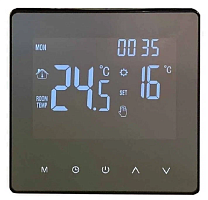 Терморегулятор сенсорный Warmcoin Warmlife TT02/HT18H3 датчик воздуха 3,6кВт 16А черный Warmlife — купить по цене от 3&nbsp;526 ₽ | ПрофБезопасность