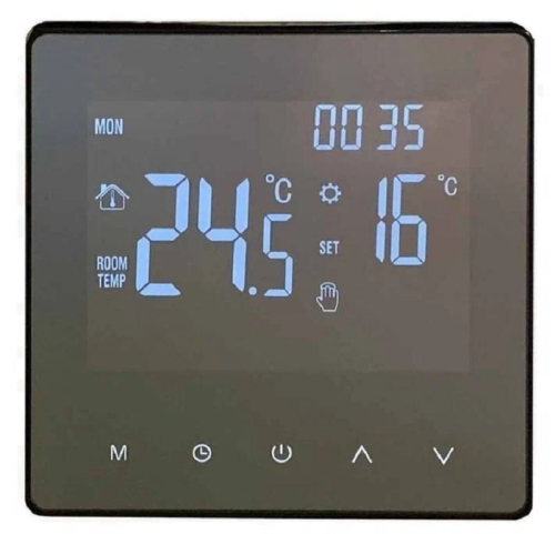 Терморегулятор сенсорный Warmcoin Warmlife TT02/HT18H3 WI-FI датчик воздуха 3,6кВт 16А черный, Warmlife, купить, цена, доставка, безопасность Терморегулятор сенсорный Warmcoin Warmlife TT02/HT18H3 WI-FI датчик воздуха 3,6кВт 16А черный Warmlife — купить по цене от 5 500 ₽ | ПрофБезопасность