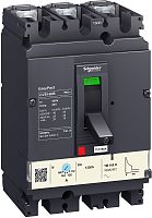 Выключатель автоматический в литом корпусе Schneider Electric EasyPact CVS160B 3п 100А 25кА картинка