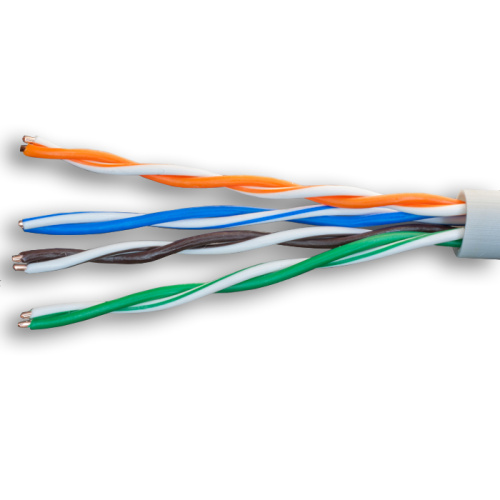 Кабель витая пара UTP Cat.5e 4x2x0,52 Cu Indoor 305м
