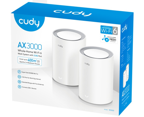 Роутер Cudy M3000(2-Pack) AX3000 Wi-Fi6 фото 3