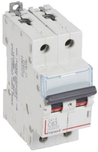 Выключатель автоматический Legrand DX3-E 6000 2п 63А C 10кА