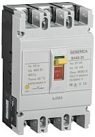 Выключатель автоматический в литом корпусе IEK GENERICA ВА66-33 3п 250А 25кА картинка