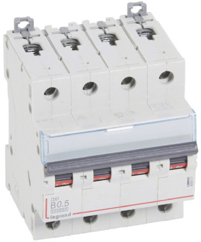 Выключатель автоматический Legrand DX3-E 10000 4п 0.5А B 16кА