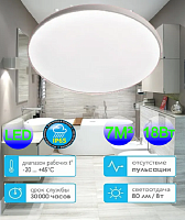 Светильник светодиодный накладной  Leek  LE LED BL IP65 18W 5K  Leek — купить по цене от 1&nbsp;300 ₽ | ПрофБезопасность