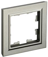 Рамка универсальная IEK Brite РУ-1-БрШ 1-м. шампань