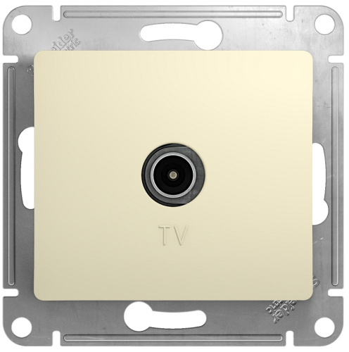 Розетка TV Оконечная без рамки Systeme Electric Glossa 1-м. бежевый Systeme Electric — купить по цене от 698 ₽ | ПрофБезопасность