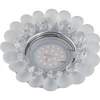 Светильник встраиваемый Fametto/Peonia DLS-P120 GU5.3 CHROME/CLEAR 55мм/50Вт Fametto — купить по цене от 366 ₽ | ПрофБезопасность