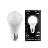 Лампа светодиодная Gauss Premium А60 Груша E27 220В 7Вт 540Лм 4100К 60х110мм Gauss — купить по цене от 135 ₽ | ПрофБезопасность