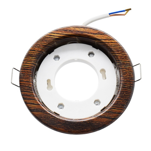 Светильник встраиваемый General GX53-H38-WOOD-OAK 220В Дуб темный 106х90х35мм Ecola — купить по цене от 365 ₽ | ПрофБезопасность