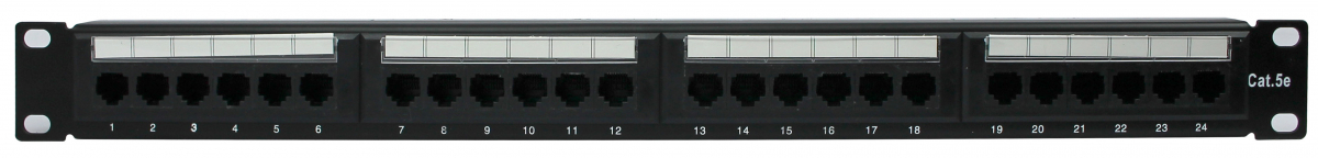 Патч-панель Netko 24 порта 1U, cat5e
