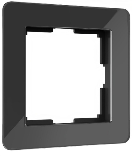 Рамка универсальная Werkel Acrylic 1-м. стекло черный Werkel — купить по цене от 563 ₽ | ПрофБезопасность