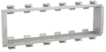 Суппорт для кабель-канала DKC In-liner Front Viva 1-м. 6 мод. серый