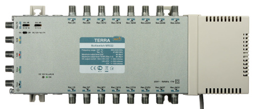 Мультисвитч оконечный Terra MR532 TERRA — купить по цене от 34&nbsp;500 ₽ | ПрофБезопасность