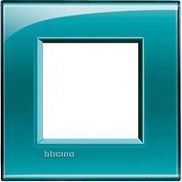 Рамка прямоугольная Legrand BTicino LivingLight 2 мод Зеленый  картинка