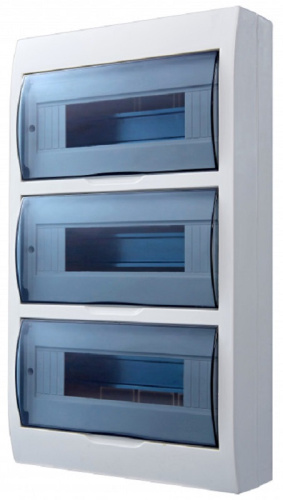 Бокс пластиковый Lezard Luxray ЩРН-П-36 (473x307x105мм) IP41 прозрачная дверь