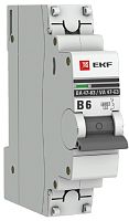 Выключатель автоматический EKF PROxima ВА47-63 1п 6А B 6кА