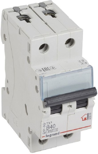 Выключатель автоматический Legrand TX3 6000 2п 40А B 6кА