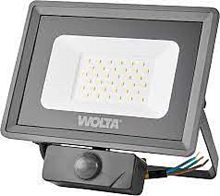 Прожектор светодиодный с датчиком движения Wolta 10Вт WFL-10W/06s 5500K Черный IP65 Wolta — купить по цене от 1&nbsp;360 ₽ | ПрофБезопасность