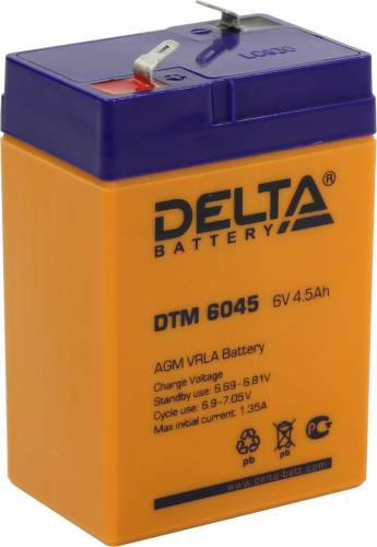 Аккумулятор Delta DTM 6045 картинка