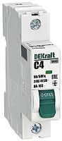 Выключатель автоматический DEKraft ВА-103 1п 4А C 6кА