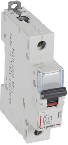 Выключатель автоматический Legrand DX3-E 6000 1п 13А D 10кА