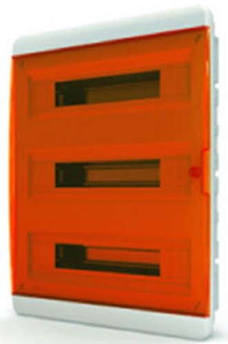 Бокс пластиковый Tekfor ЩРВ-П-54 BVO 40-54-1 (535х398х102мм) IP41 оранжевая дверца