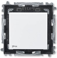 Переключатель без рамки ABB EPJ Levit 1-кл. проходной IP44 белый/дымчатый чёрный