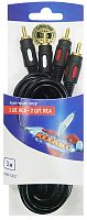 Кабель Rexant 2RCA-2RCA 3м Rexant — купить по цене от 569 ₽ | ПрофБезопасность