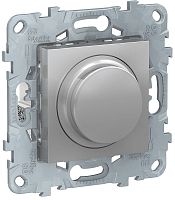 Светорегулятор поворотно-нажимной без рамки Schneider Electric Unica New 5-200Вт алюминий Schneider Electric — купить по цене от 13&nbsp;642 ₽ | ПрофБезопасность