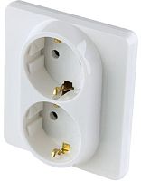 Розетка с заземлением без рамки Legrand Inspiria 1-м. 2 мод. белый