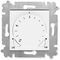 Терморегулятор механический с датчиком без рамки ABB EPJ Levit 0С +45С белый/белый