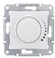 Светорегулятор поворотно нажимной без рамки Schneider Electric Sedna 60-500Вт белый