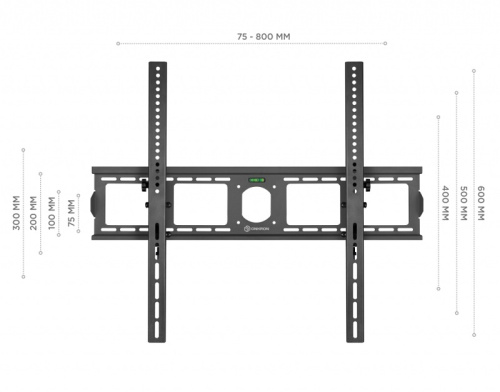 Кронштейн для ТВ Onkron UT4 55"-100" наклонный фото 2