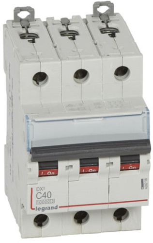 Выключатель автоматический Legrand DX3-E 10000 3п 40А C 16кА