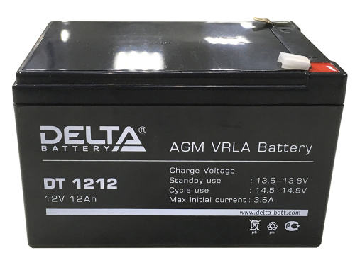 Аккумулятор Delta DT 1212 12-12 фото 2