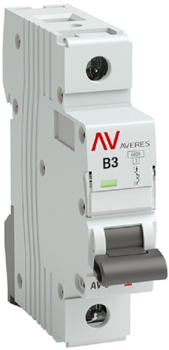 Выключатель автоматический EKF Averes AV-6 1п 3А B 6кА