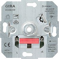 Светорегулятор без накладки без рамки Gira System55 400W для л/н Gira — купить по цене от 5&nbsp;270 ₽ | ПрофБезопасность