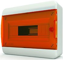 Бокс пластиковый Tekfor ЩРН-П-12 BNO 40-12-1 (240х290х102мм) IP41 оранжевая дверца картинка