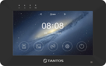 Монитор видеодомофона Tantos Rocky HD Wi-Fi черный