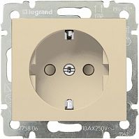 Розетка с заземлением без рамки Legrand Valena 1-м. шторки слоновая кость Legrand — купить по цене от 645 ₽ | ПрофБезопасность