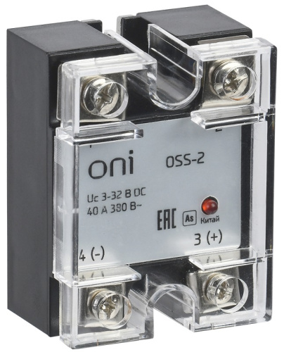 Реле твердотельное IEK ONI OSS-2 25А 380В AC 3-32В DC