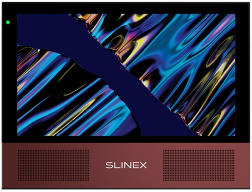 Монитор видеодомофона Slinex Sonik 7 Cloud черный/марсала картинка фото 2