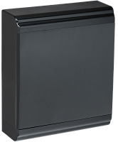 Бокс IEK PRIME ЩРН-П-24 340x290x100 IP41 черная дверь, черный корпус IEK — купить по цене от 3&nbsp;460 ₽ | ПрофБезопасность