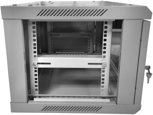 Шкаф настенный 19″ Netko WMA 18U (600х600х905) серый, разобранный фото 4
