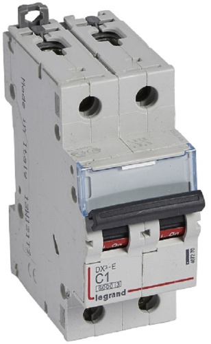 Выключатель автоматический Legrand DX3-E 6000 2п 1А C 6кА